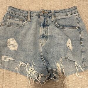 Forever 21 Denim Distressed Women Shorts
